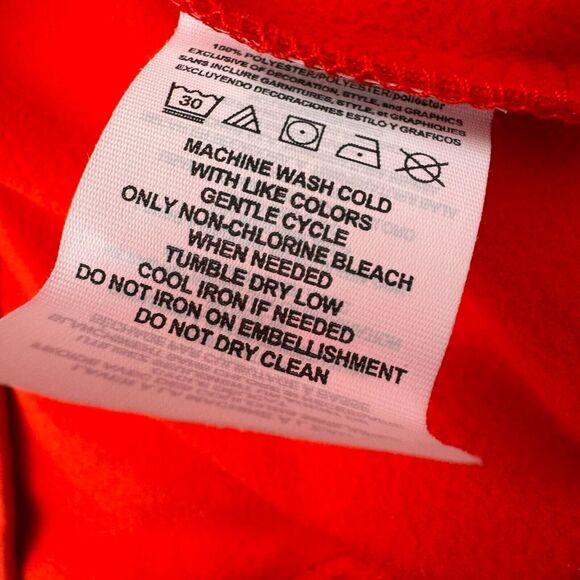 NBA Men's 2X Houston Rockets Hoodie Sweatshirt Pullover Red Basketball pocket‎ - Picture 5 of 8